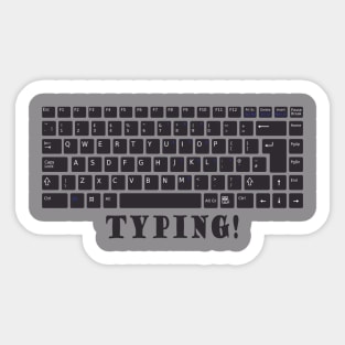 typing Sticker